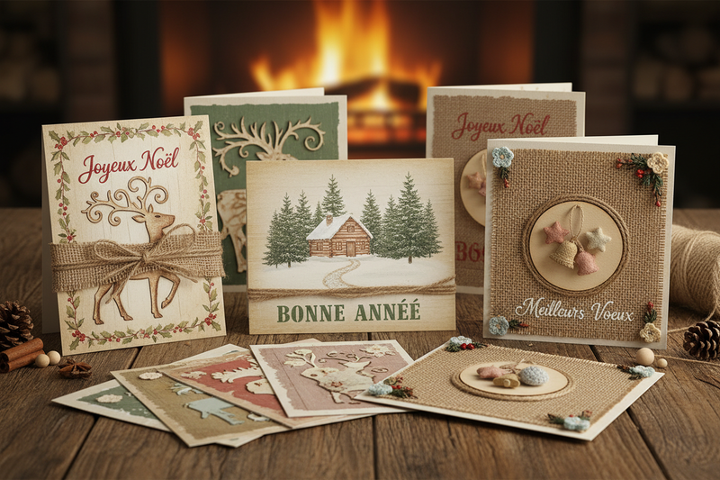 Carte-de-vœux Nos p'tits Bonheurs