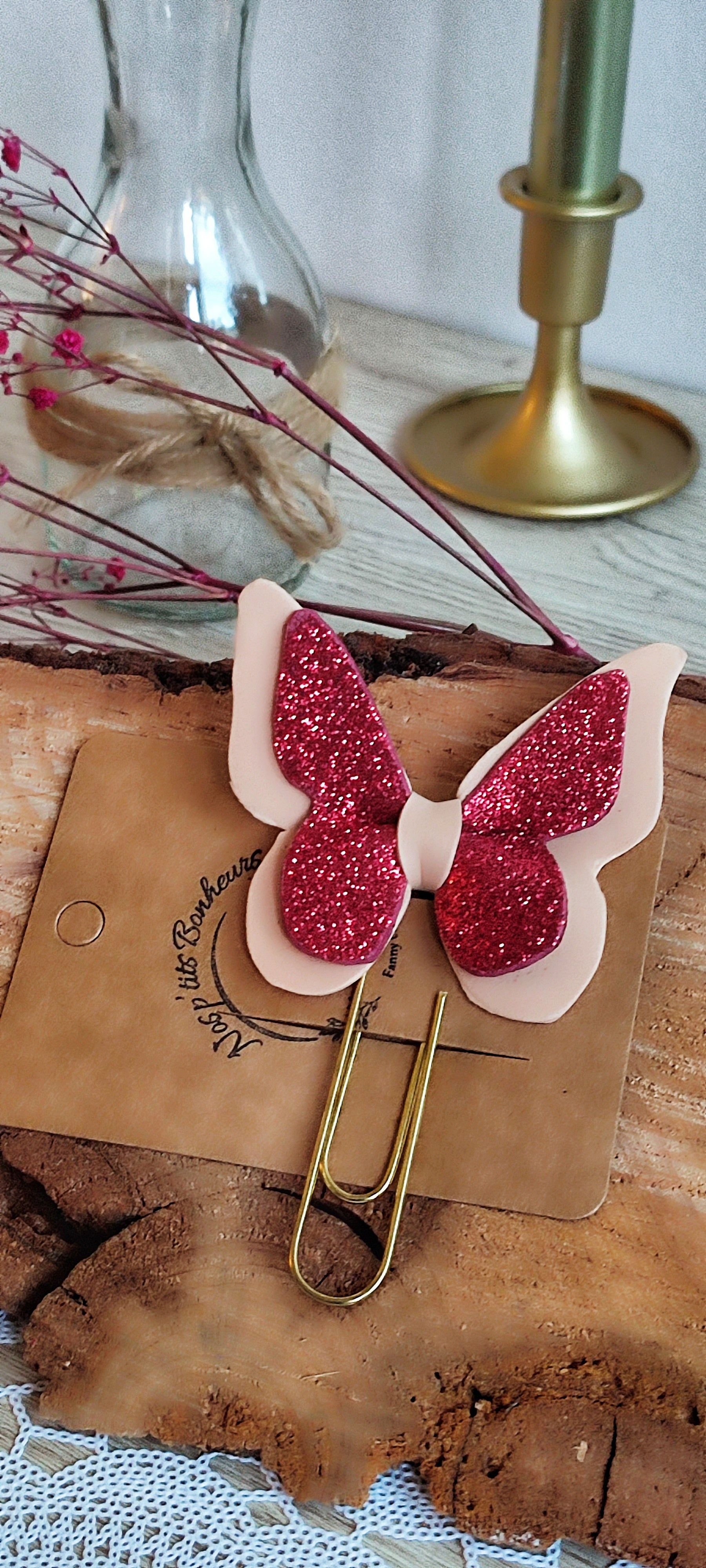 Marcador de mariposas “Etincelles”
