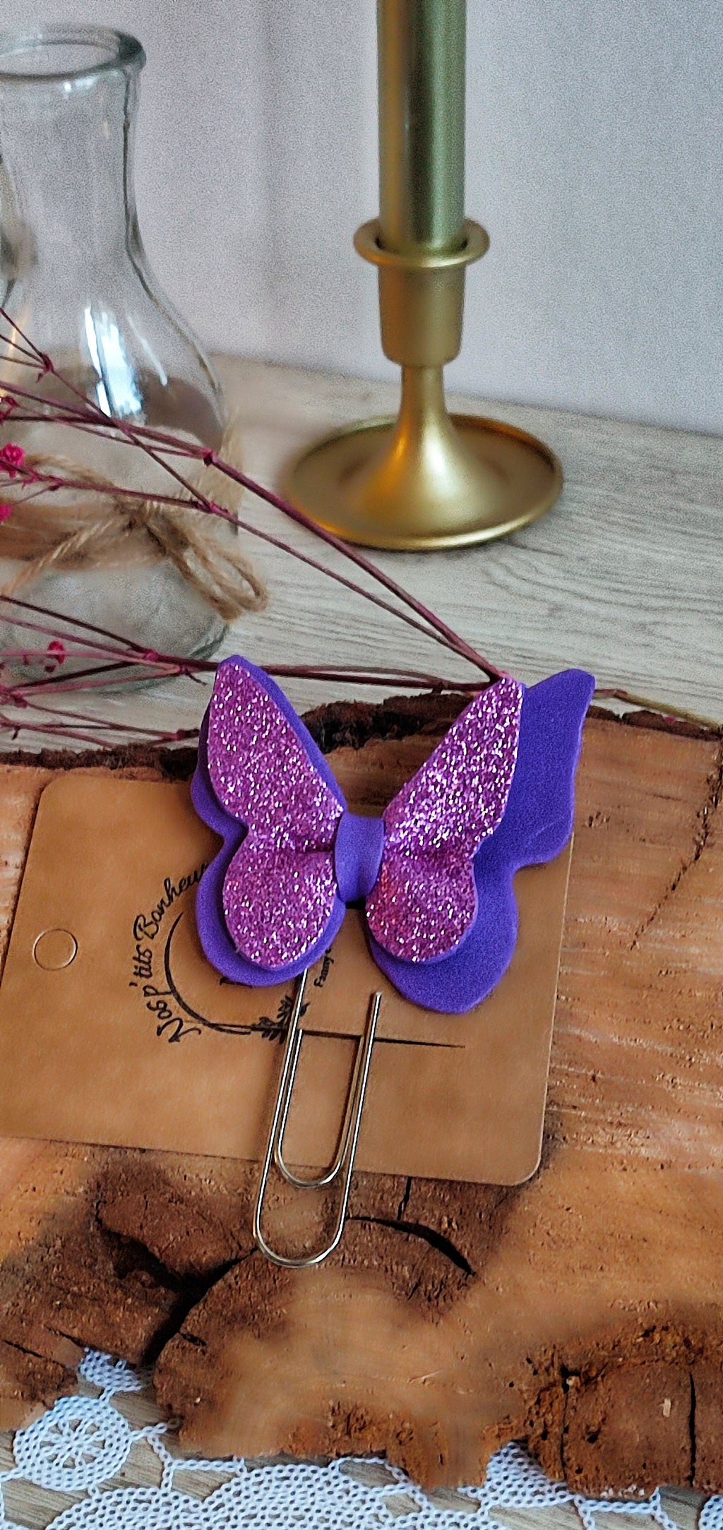 Marcador de mariposas “Etincelles”