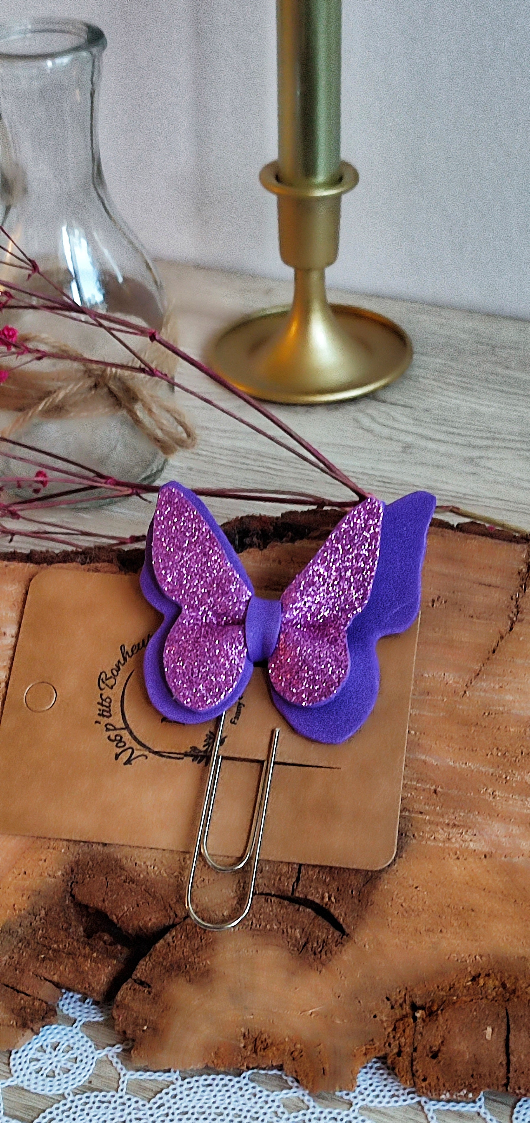Marcador de mariposas “Etincelles”