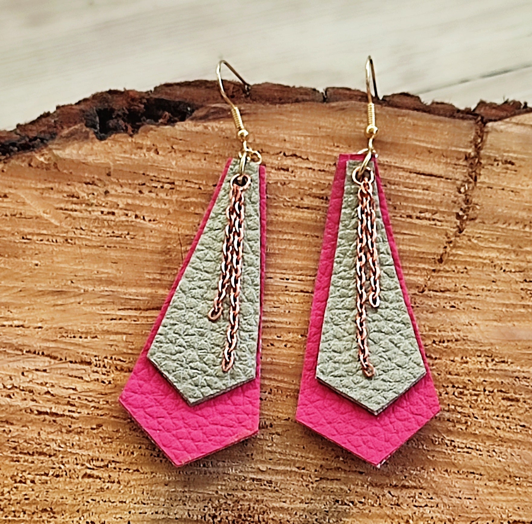 Pendientes imitación “Rock”