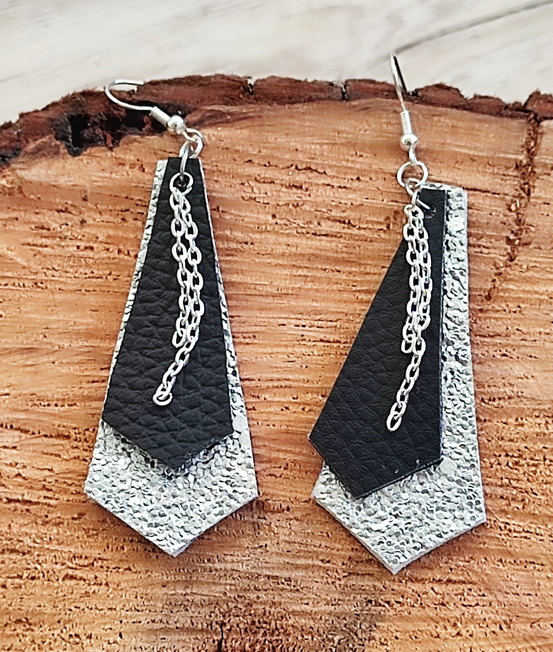 Pendientes imitación “Rock”