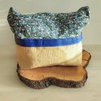 Sac cabas en toile de jute et coton "minuit"