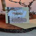 Carte artisanale “Just Love” – Bouquet & tons naturels Nos p'tits Bonheurs