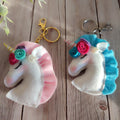 Porte-clés licorne Nos p'tits Bonheurs