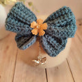 Porte-clés nœud crocheté (Copie) Nos p'tits Bonheurs